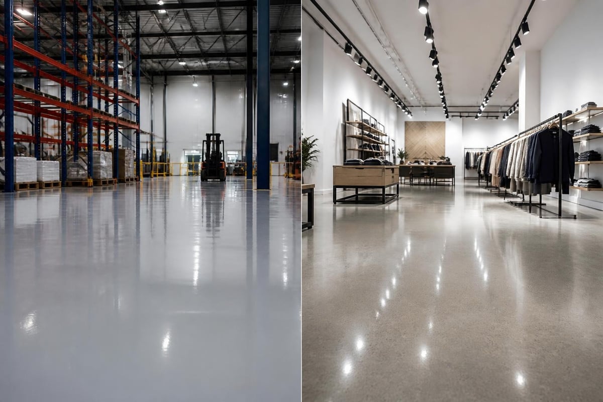 Commercial flooring comparison
