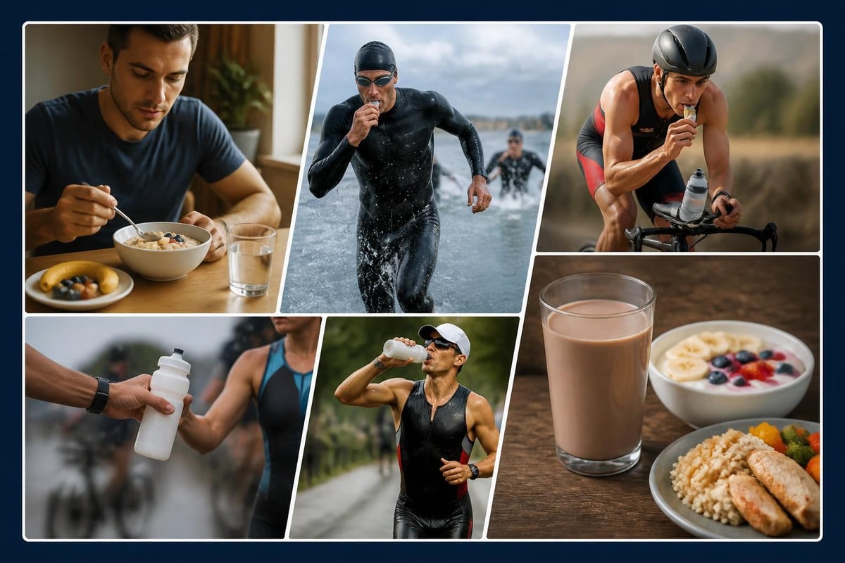 Triathlon nutrition timing strategy