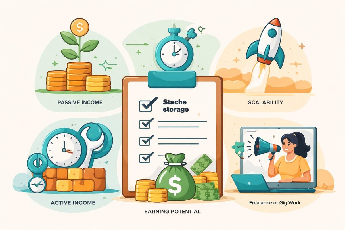 Side hustle comparison