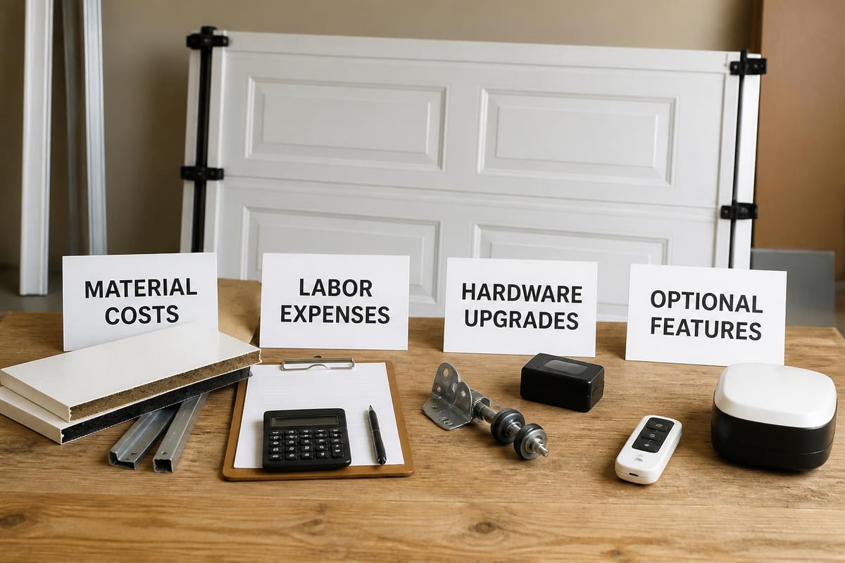 Garage door cost factors