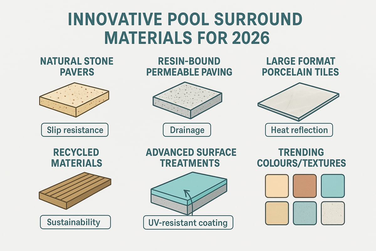 Innovative Materials Shaping Pool Surrounds in 2026