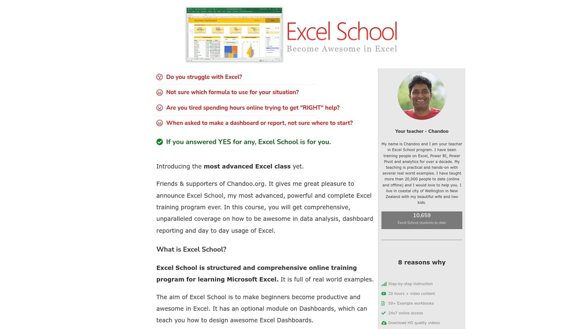 9 Essential Professional Excel Courses to Boost Your Skills in 2025 - Chandoo.org: Excel School Online Training Program