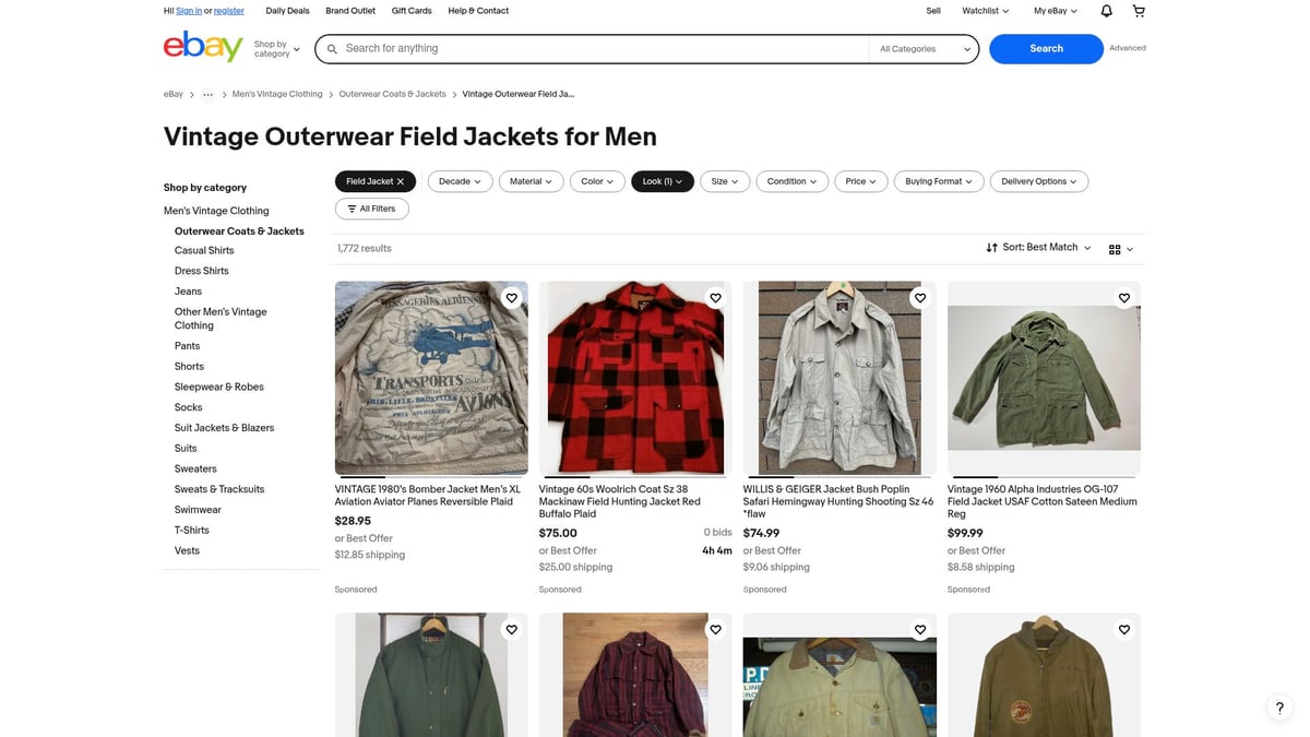 7 Must-Have Vintage Jackets Men Will Love in 2026 - 3. Military-Inspired Field Jacket