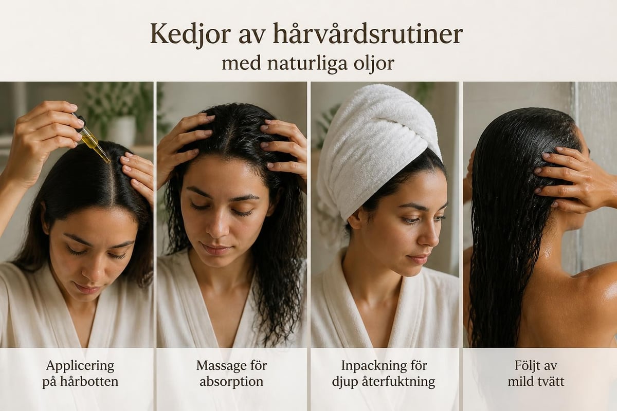 Naturliga ingredienser för hårbottsvård