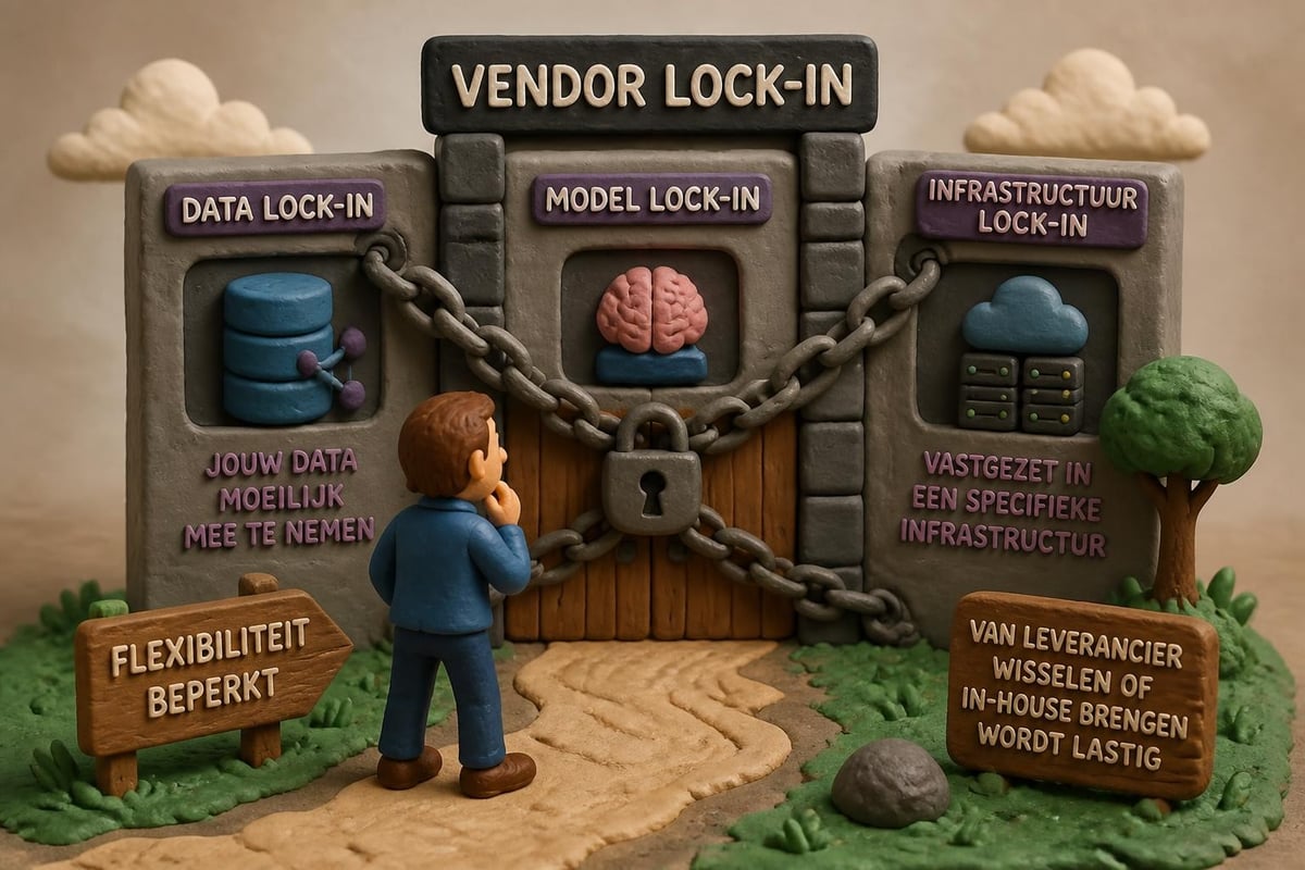 AI vendor lock-in risico's