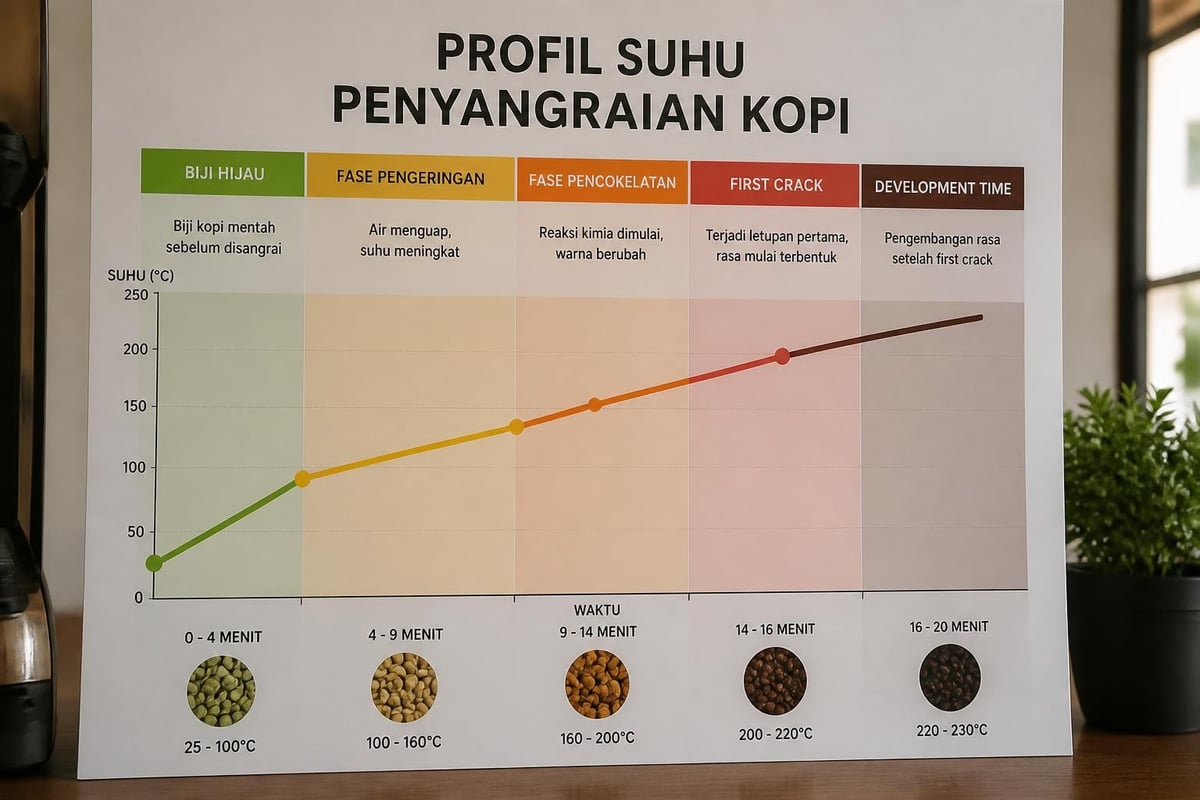 Grafik profil roasting kopi