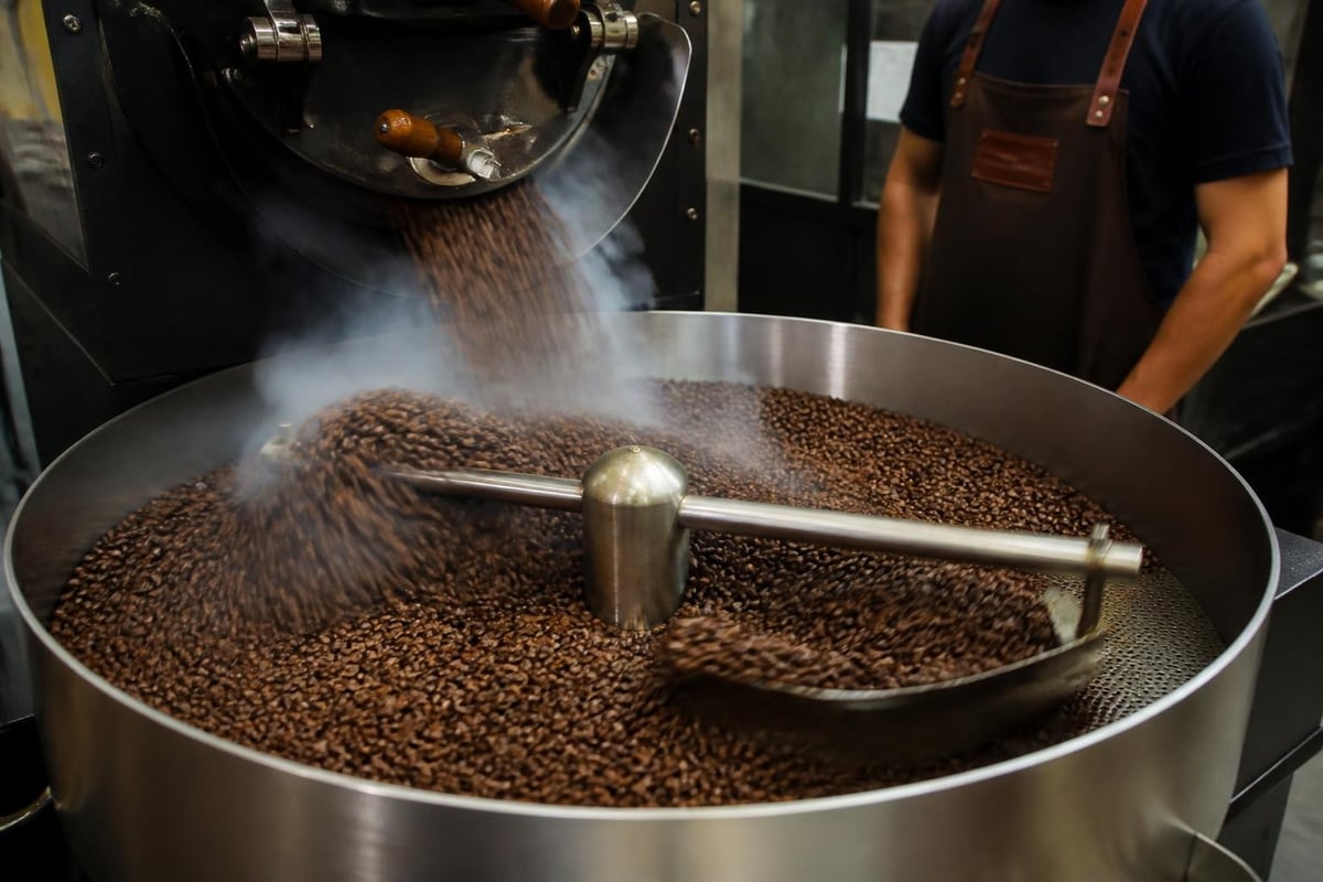 Teknik cooling biji kopi setelah roasting