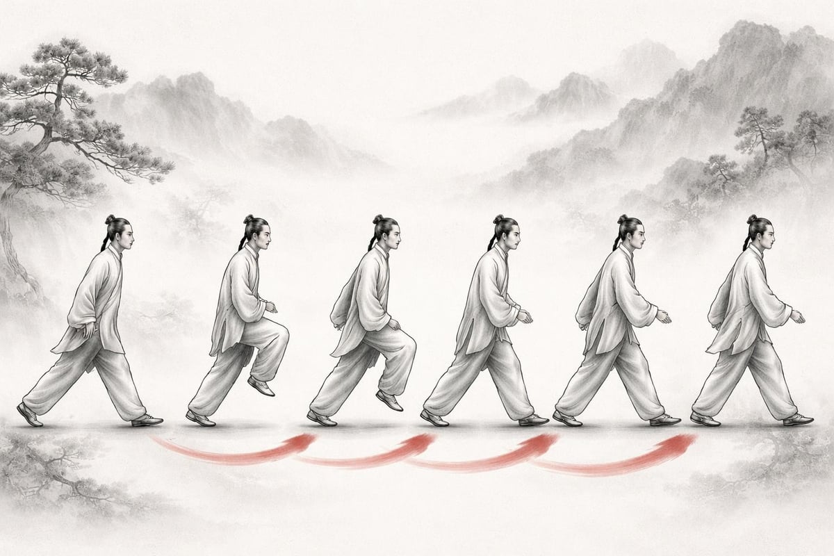Tai Chi walking sequence