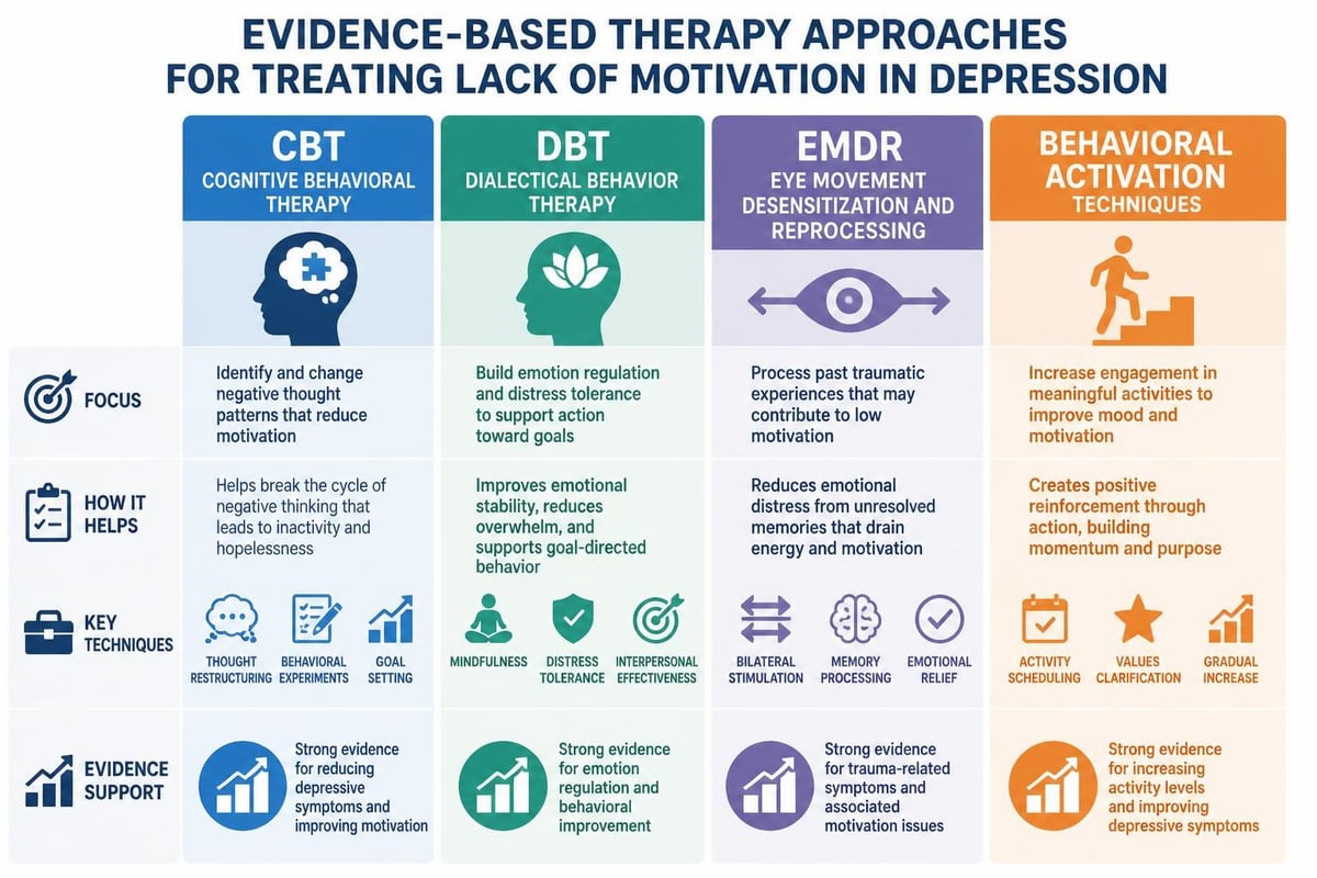 Types of therapy for depression