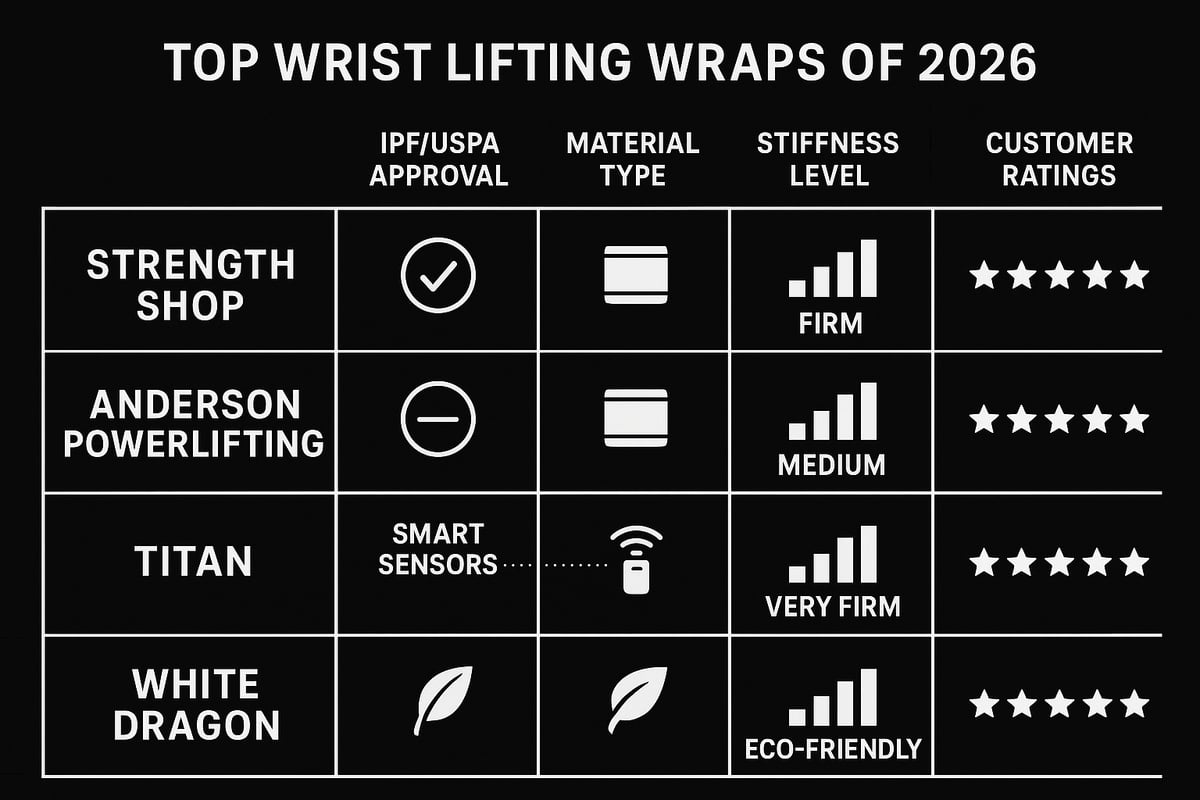 The Top Wrist Lifting Wraps of 2026: Brands and Models Reviewed