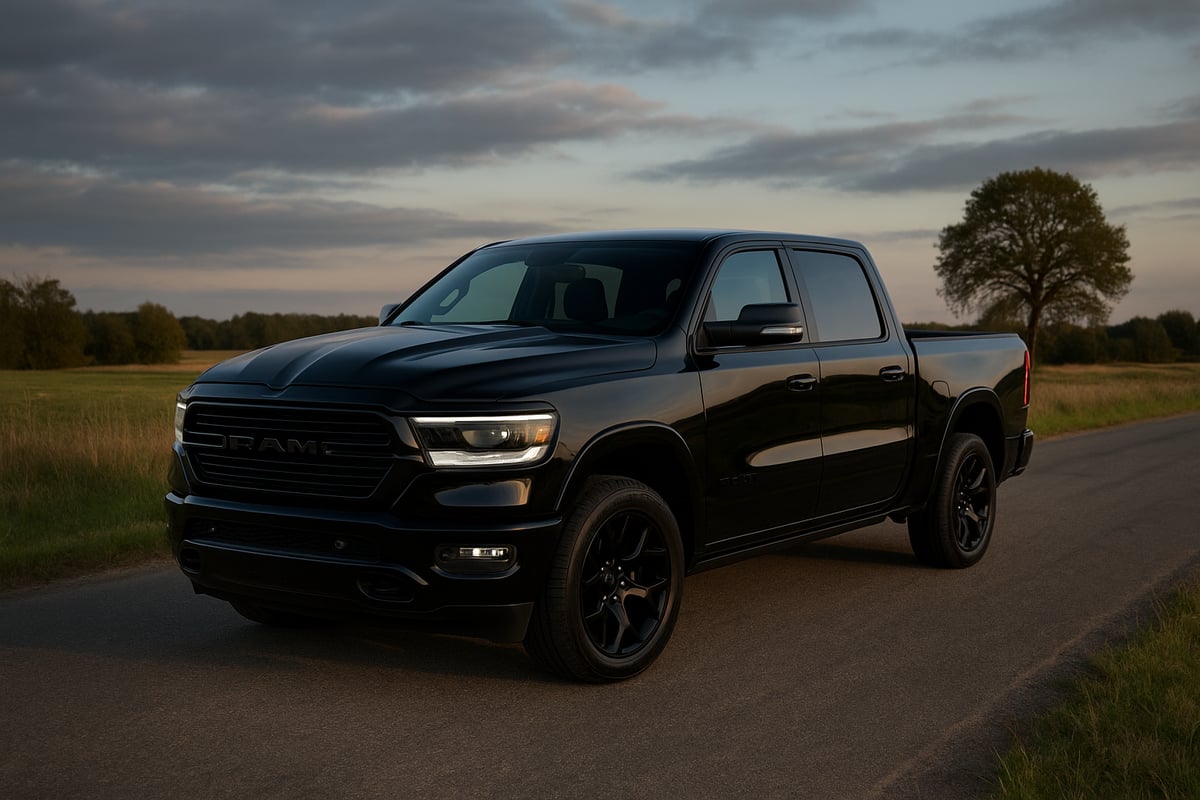Design, Personnalisation et Options Spécifiques au Dodge Ram Noir