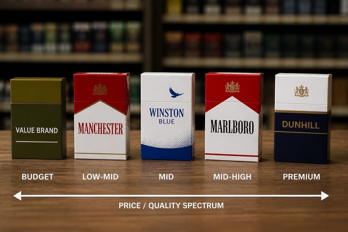 Winston Blue market positioning