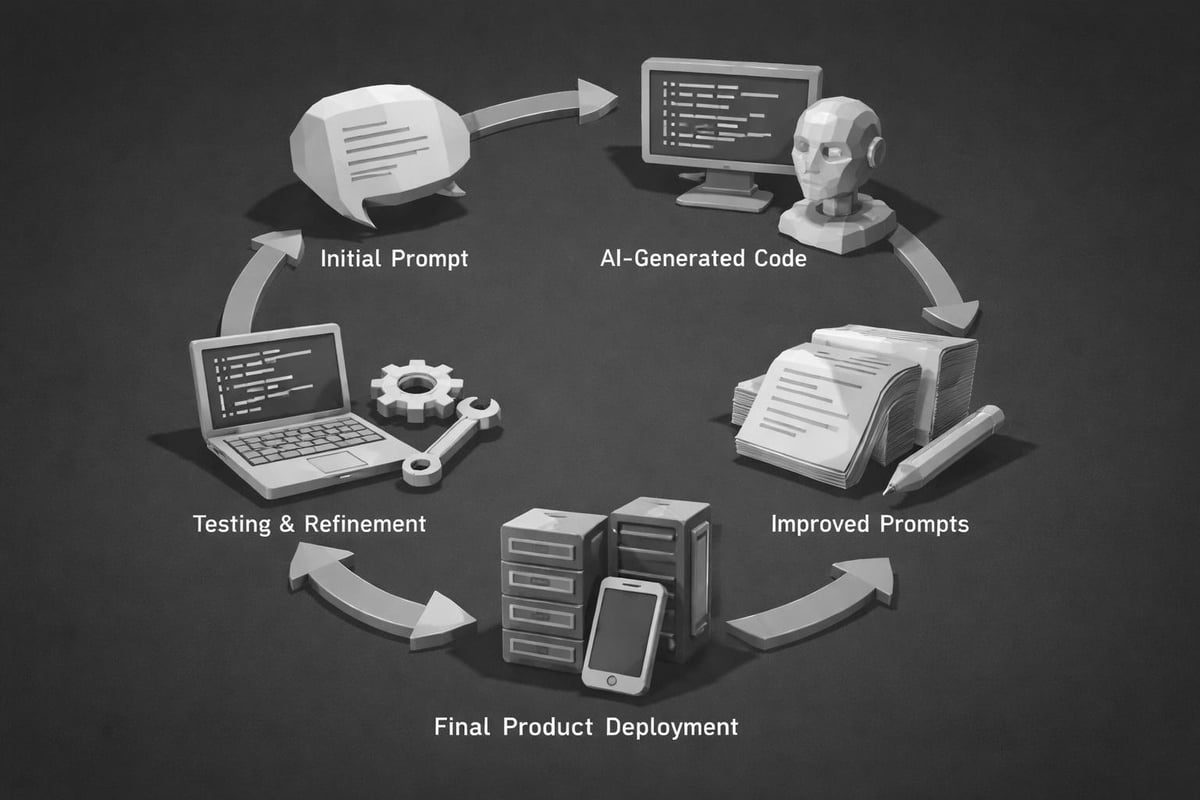 Vibe coding workflow iteration