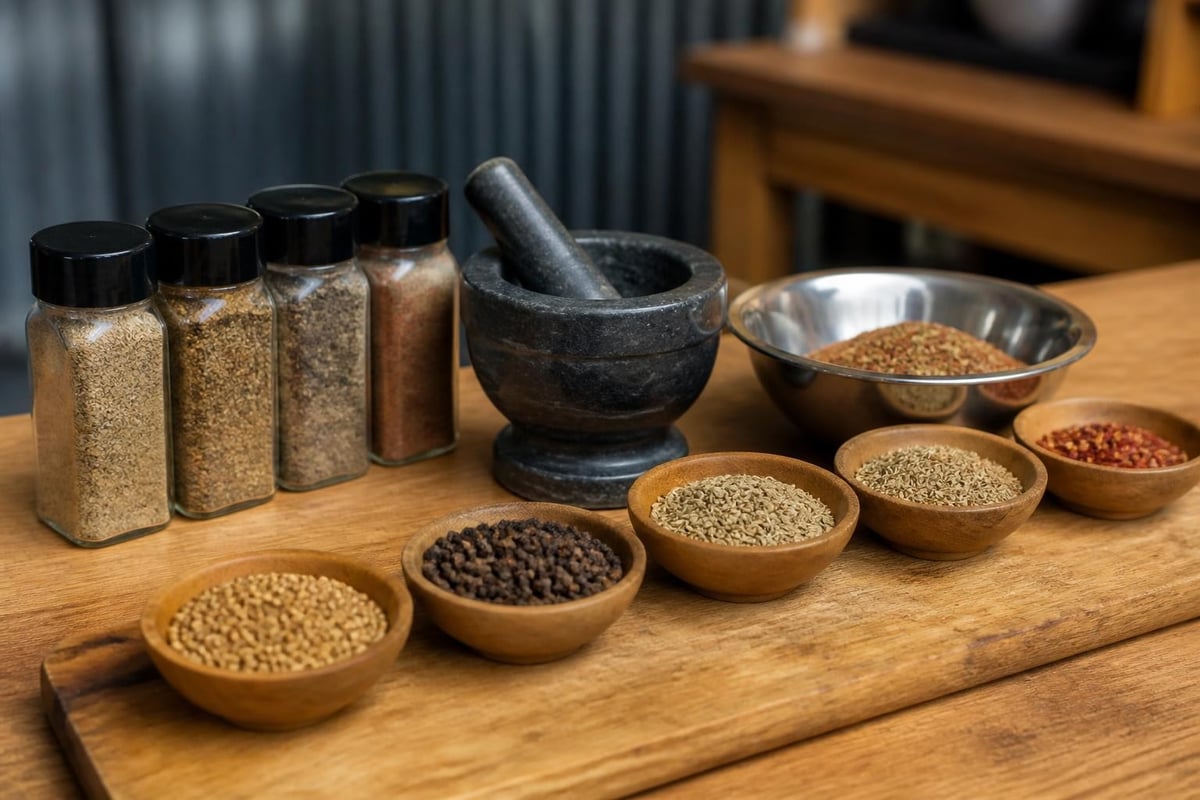 Biltong spice preparation methods
