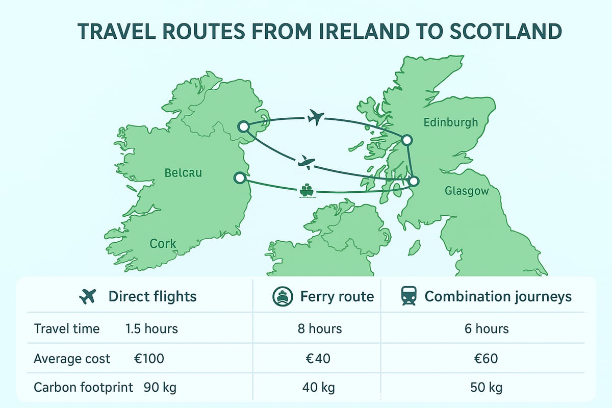 Understanding Travel Routes from Ireland to Scotland