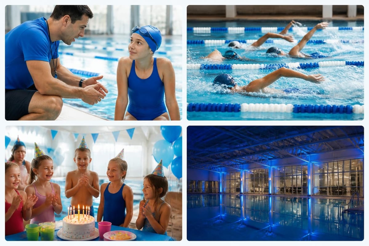 Hourly billing scenarios for swim facilities