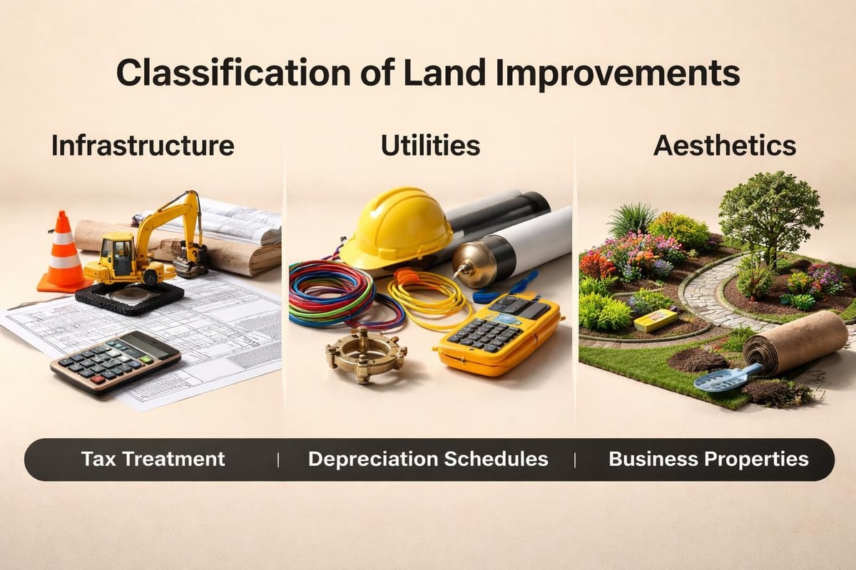 Land improvement categories