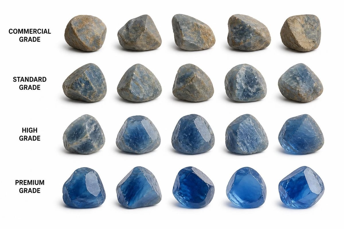 Larimar quality grades