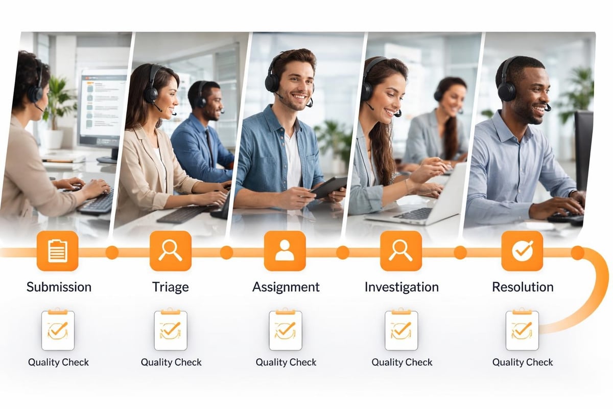 Customer Service Management System: Complete Guide Support workflow stages