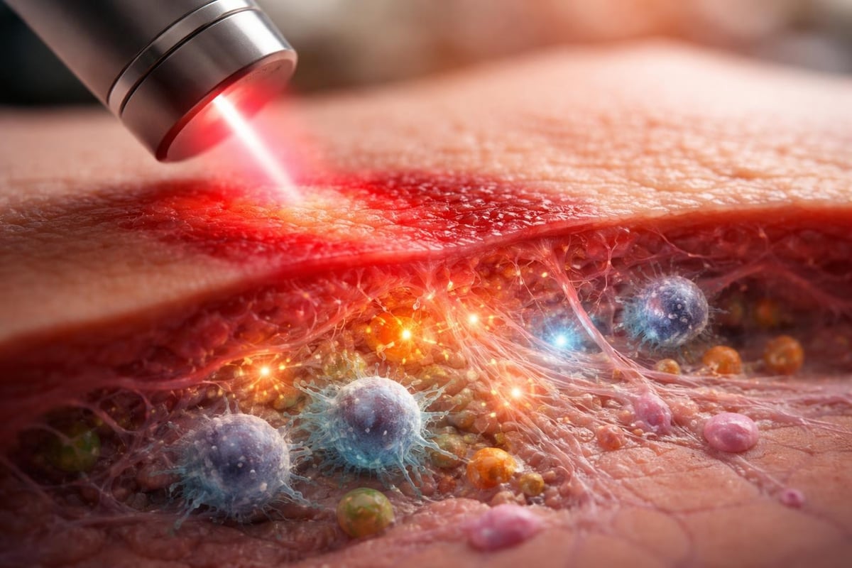Immediate skin responses after laser treatment