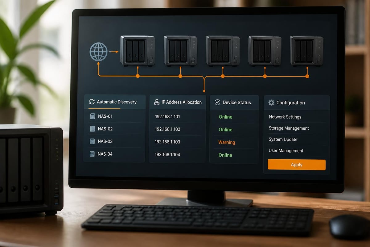 Synology Assistant network discovery interface