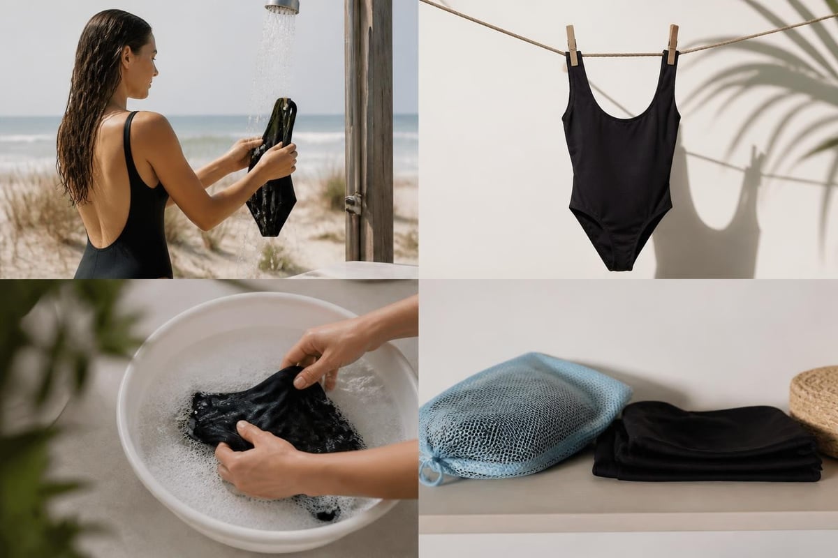Swimwear care and longevity practices