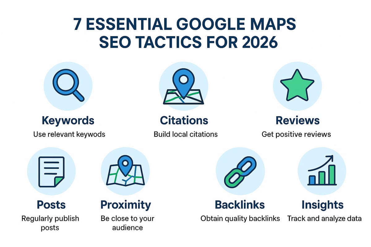 7 Essential Google Maps SEO Tactics for 2026 Success