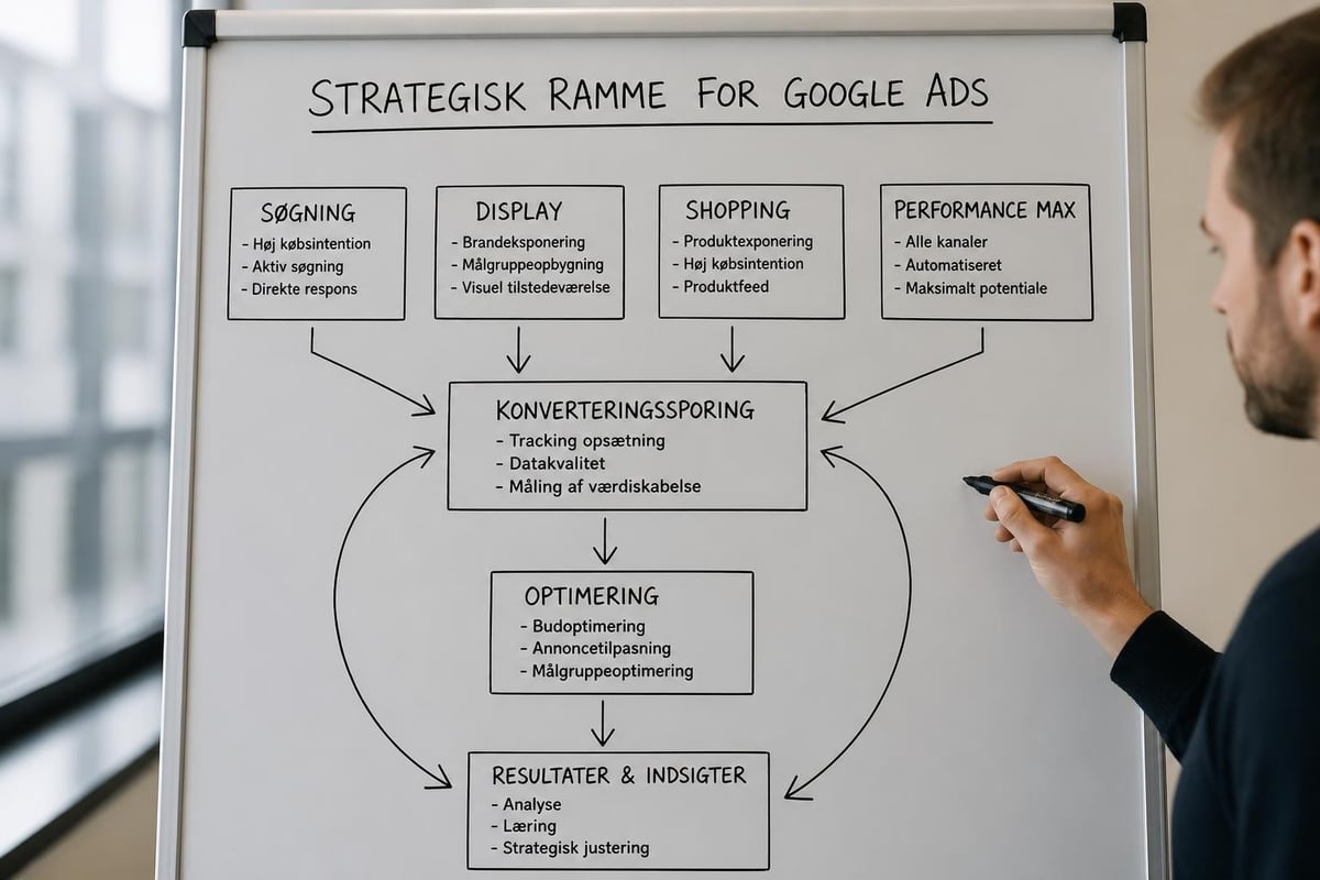 Google Ads kampagnestrategi
