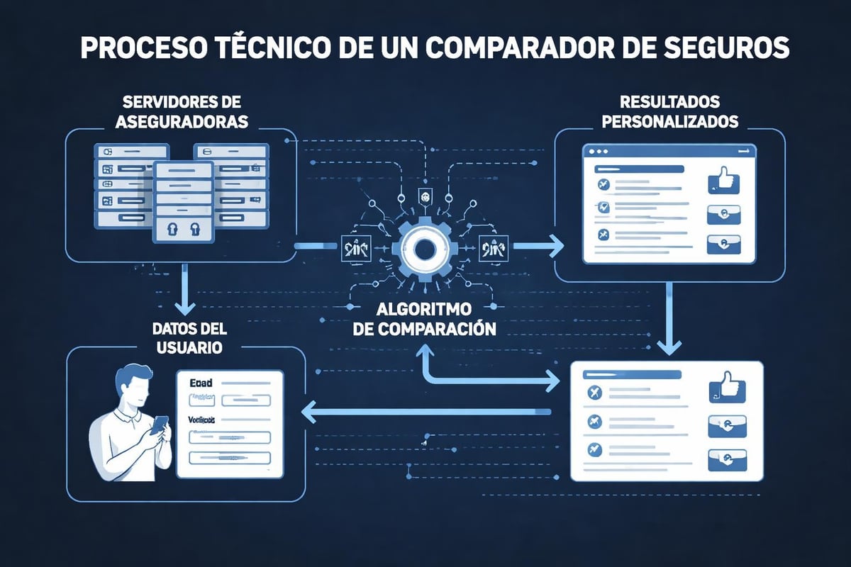 Funcionamiento de un comparador de seguros online