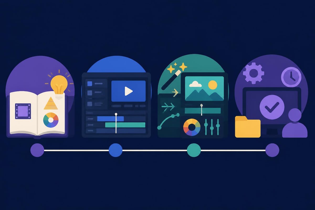 Video editing education structure