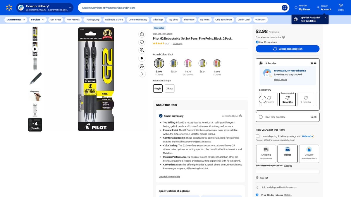 Top 10 Gel Pens for Smooth Writing in 2025 - Pilot G2 Retractable Gel Pen