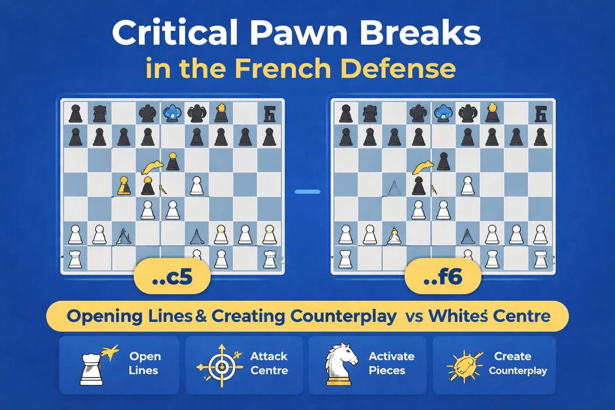 French defense pawn breaks