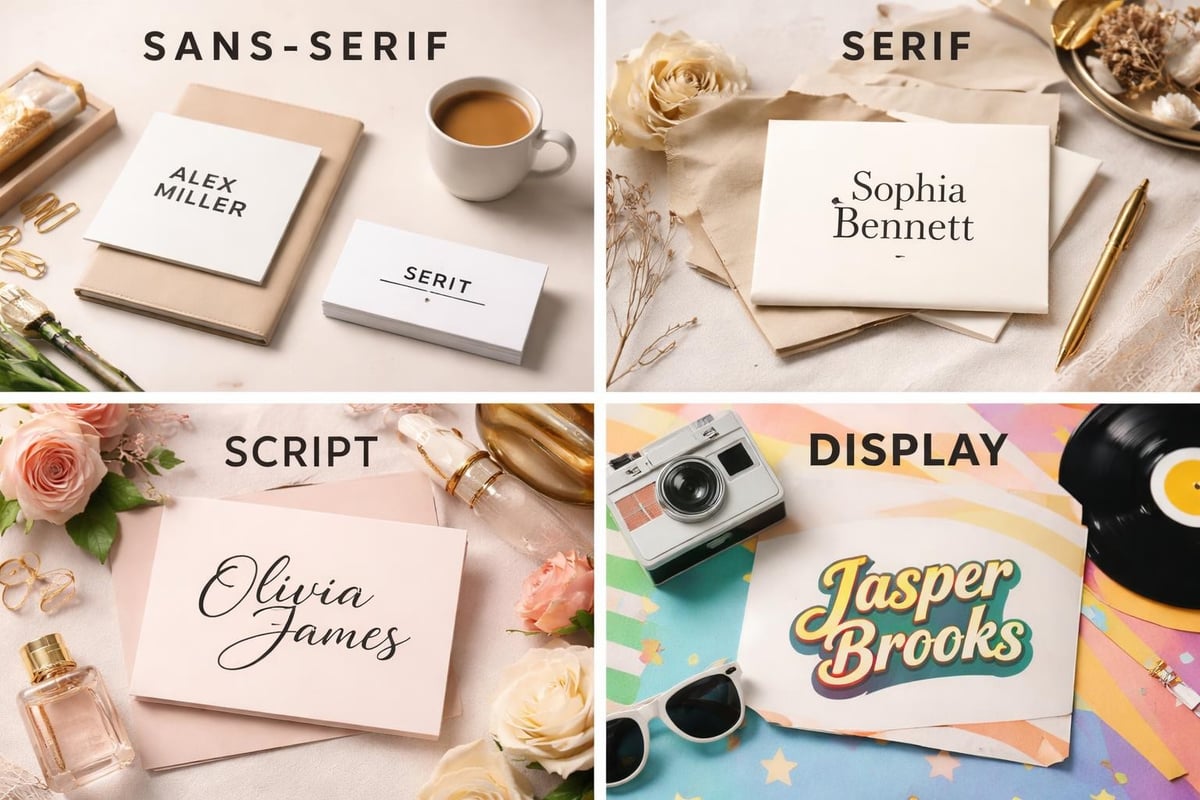 Font styles for t-shirt names