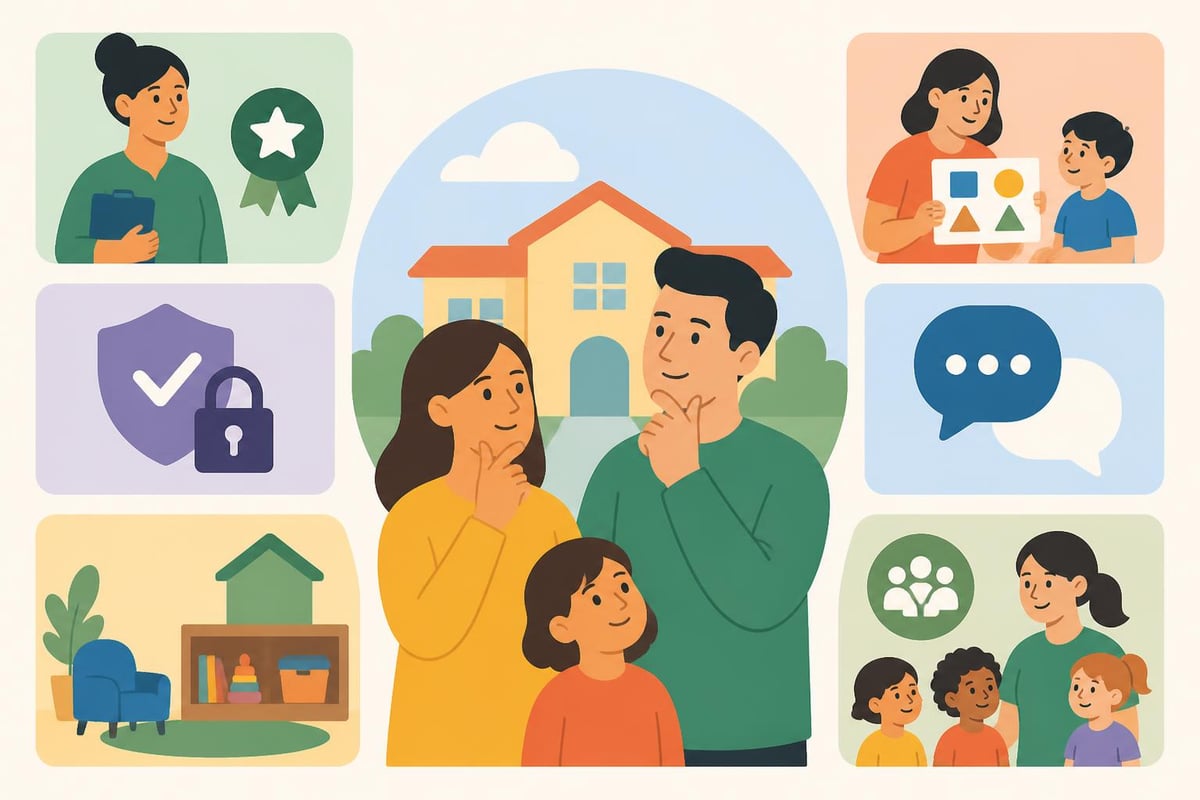Quality childcare evaluation criteria