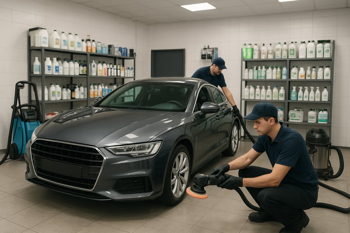 Productos y equipos esenciales para lavado profesional