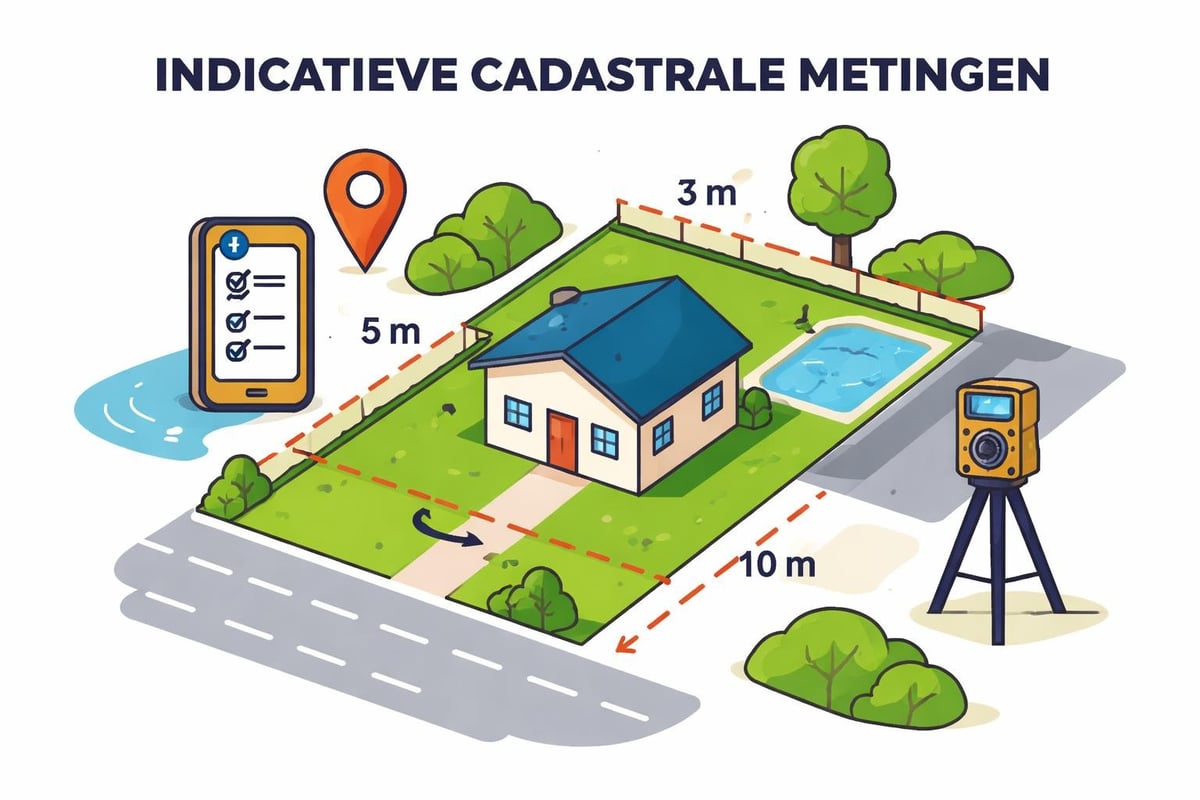 Perceelgrenzen en maatvoering
