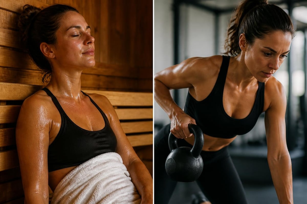 Water weight versus fat loss in sauna