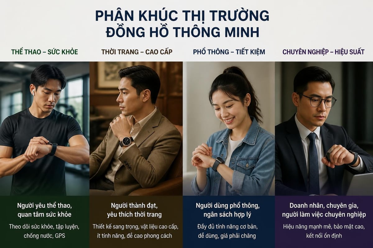 Phân khúc thị trường smartwatch