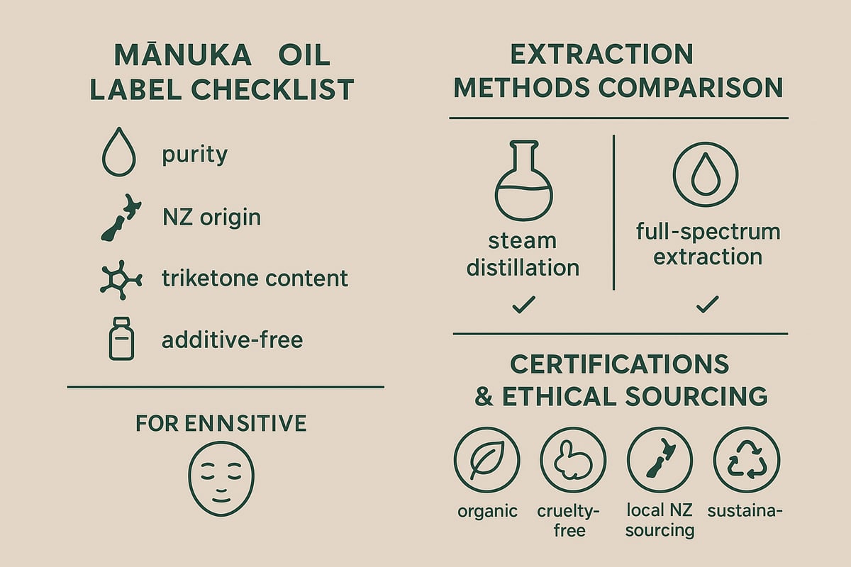 Choosing Quality Mānuka Oil Products in 2026