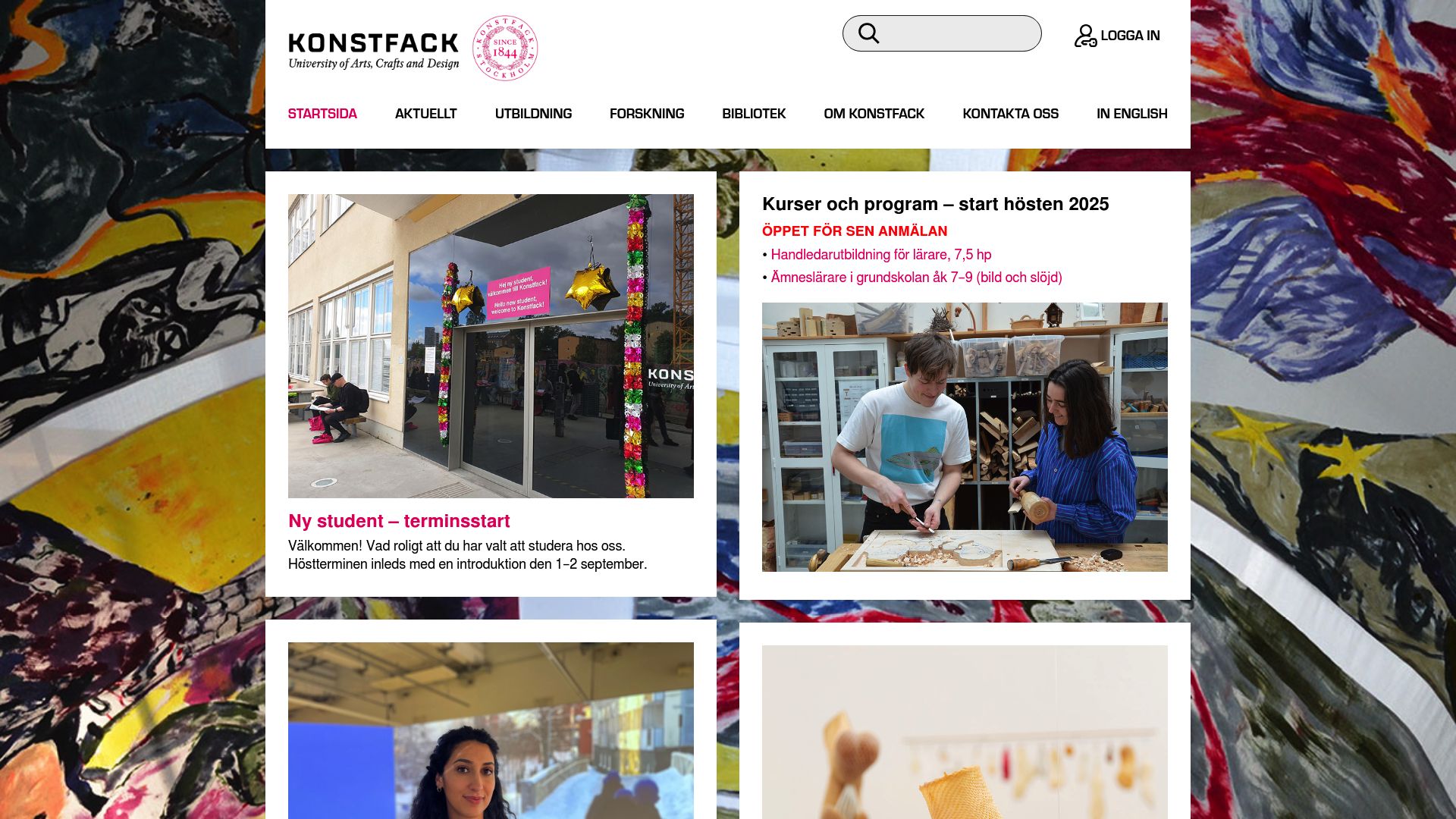 Top 10 Best Utbildningar i Stockholm 2025 - Konstfack – Bachelor’s in Fine Arts