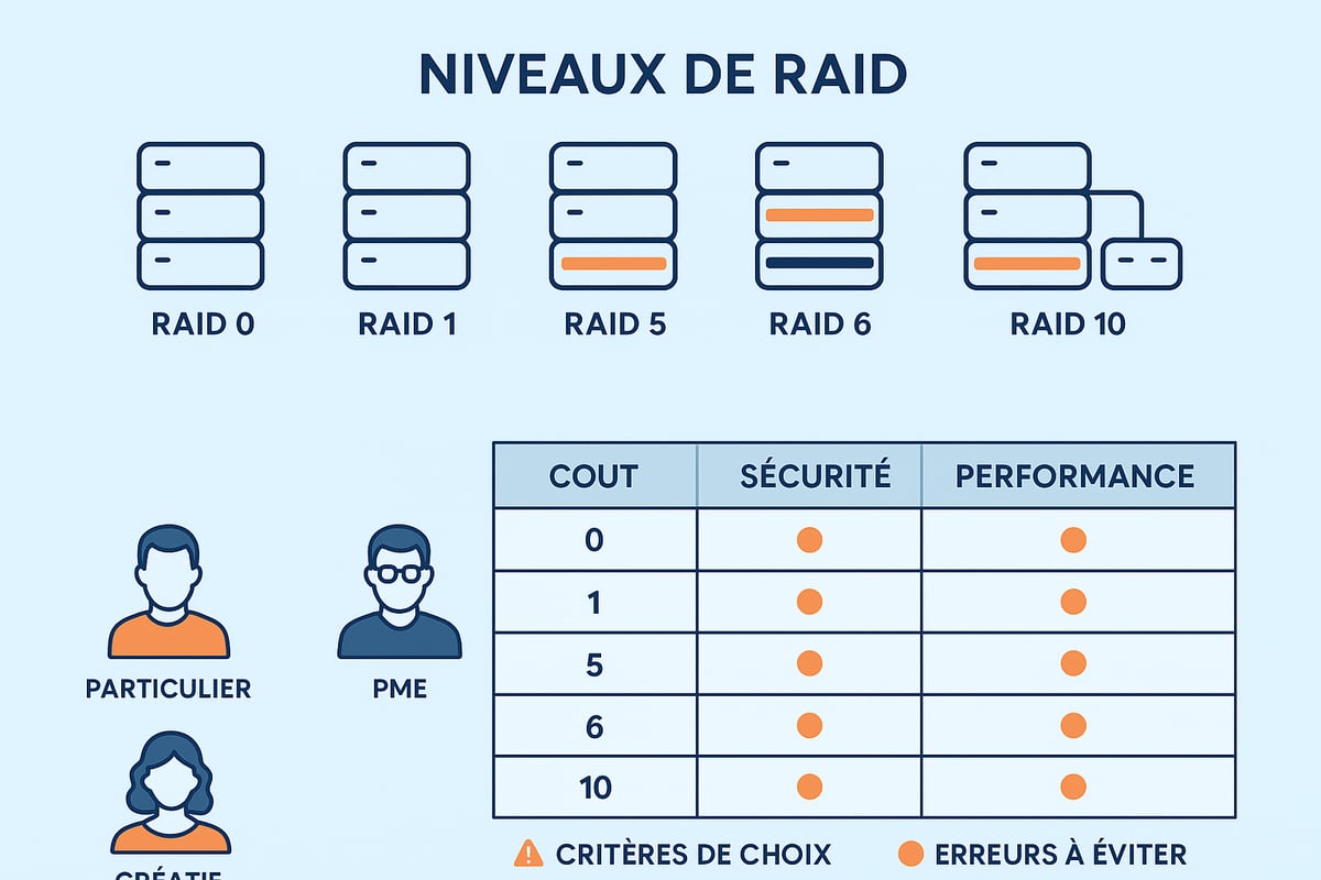 Choisir le Bon Niveau de RAID pour Vos Besoins