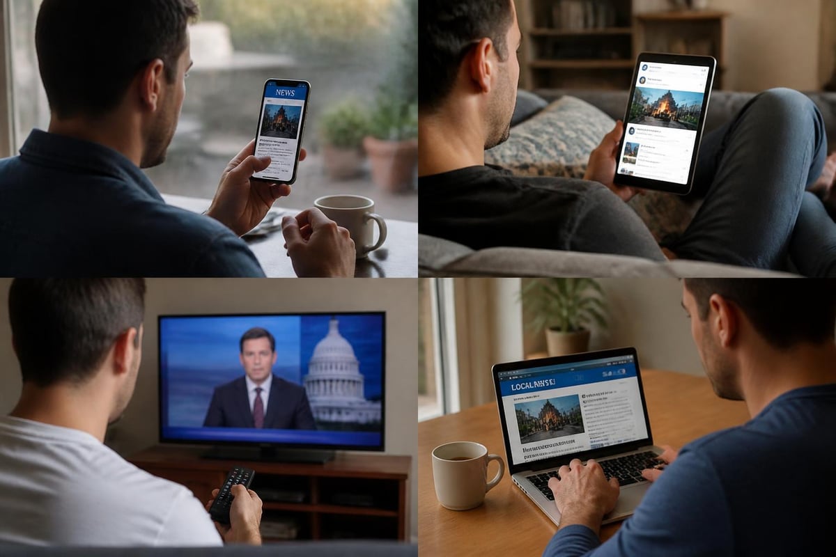 Multi-platform news consumption