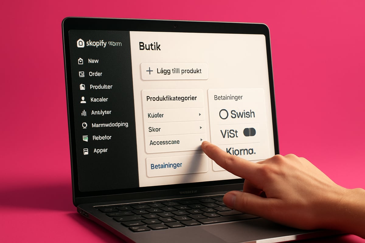 Så startar du en Shopify-butik i Sverige: Steg-för-steg 2025