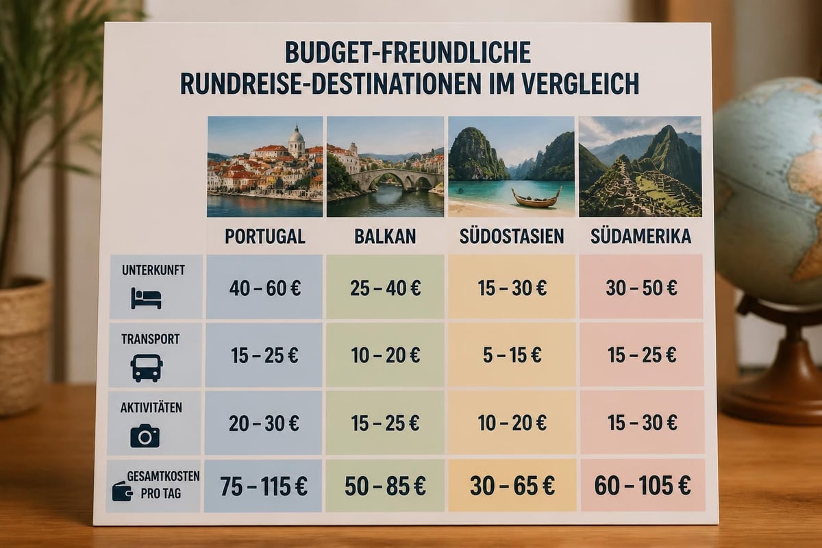 Günstige Rundreise Destinationen