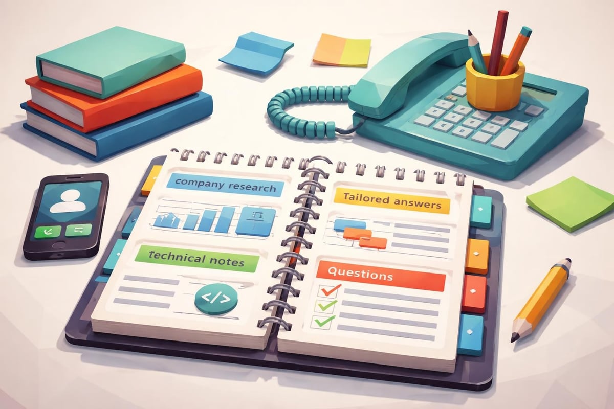 Personal interview preparation materials