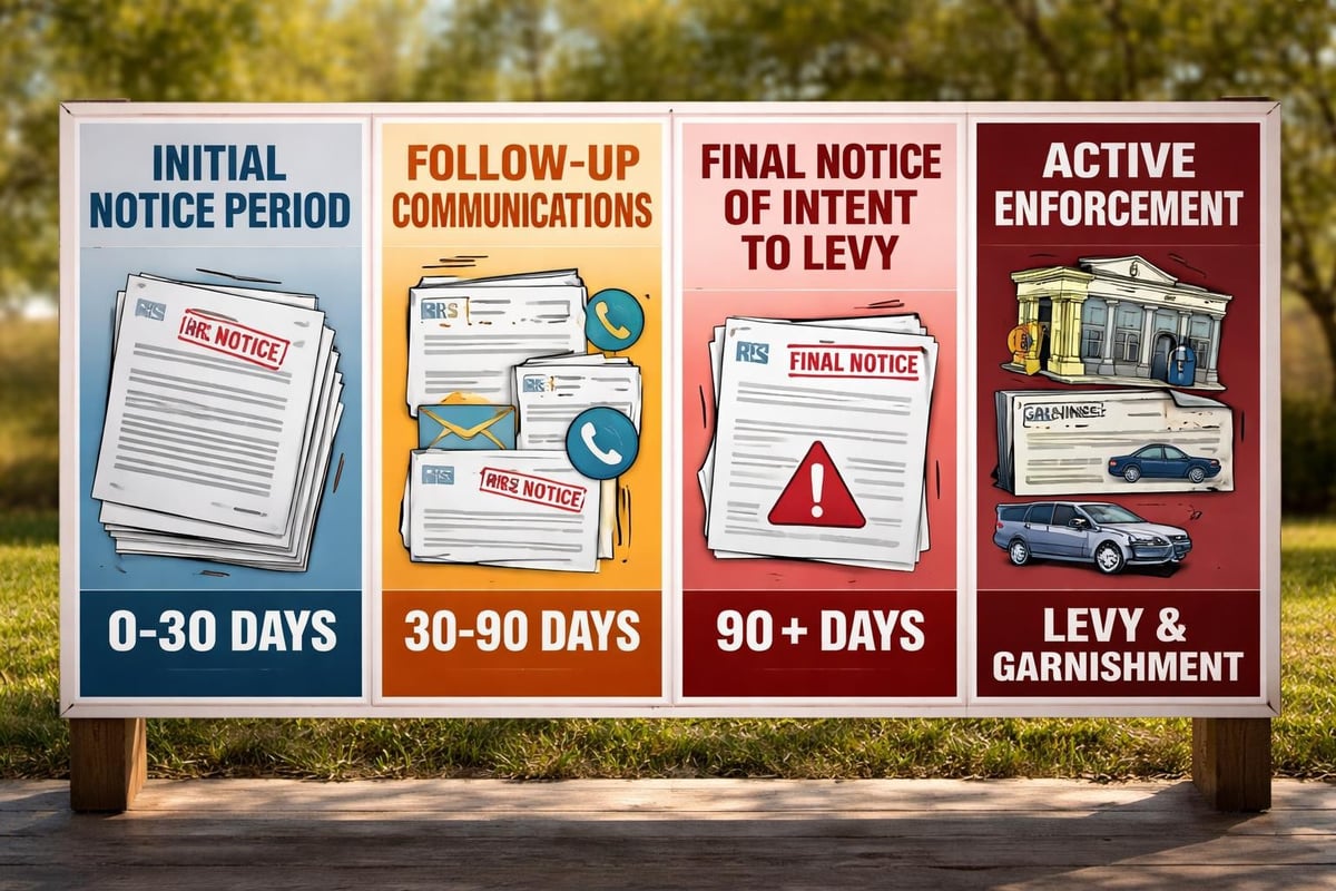 IRS collection timeline