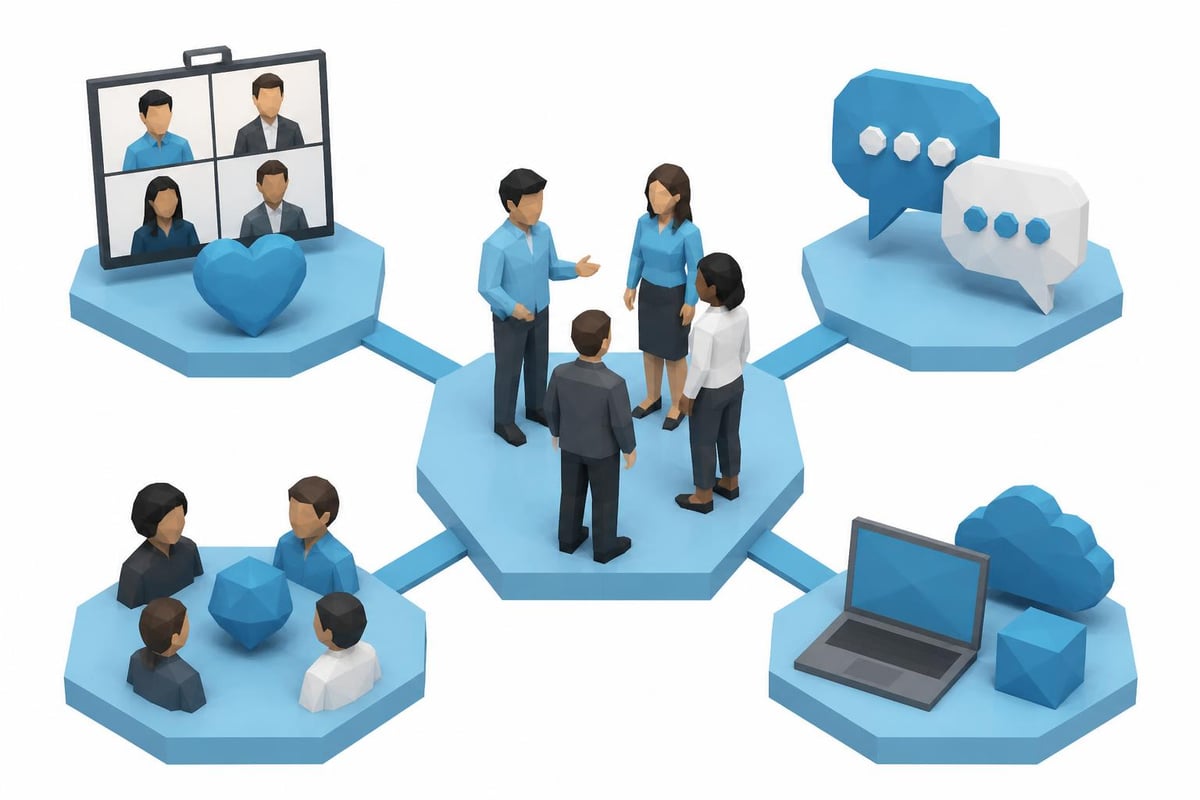 Hybrid team coaching structure