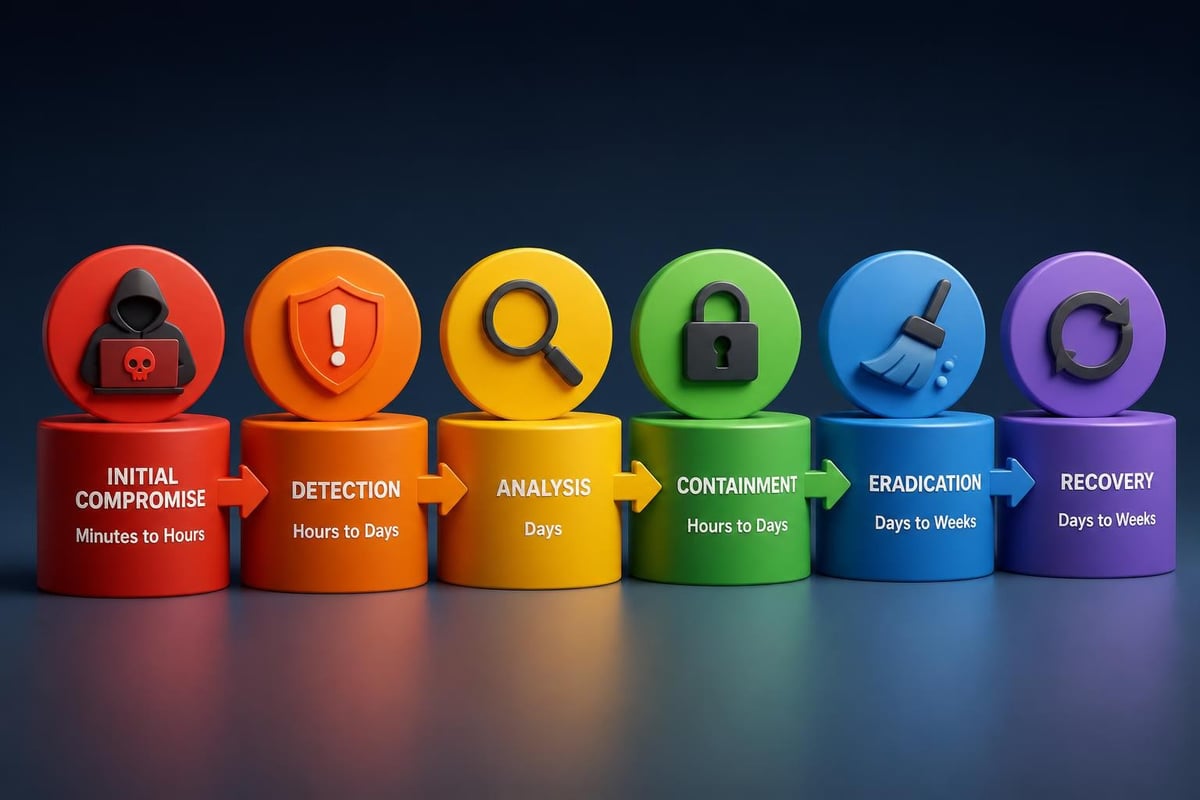 Security incident response timeline