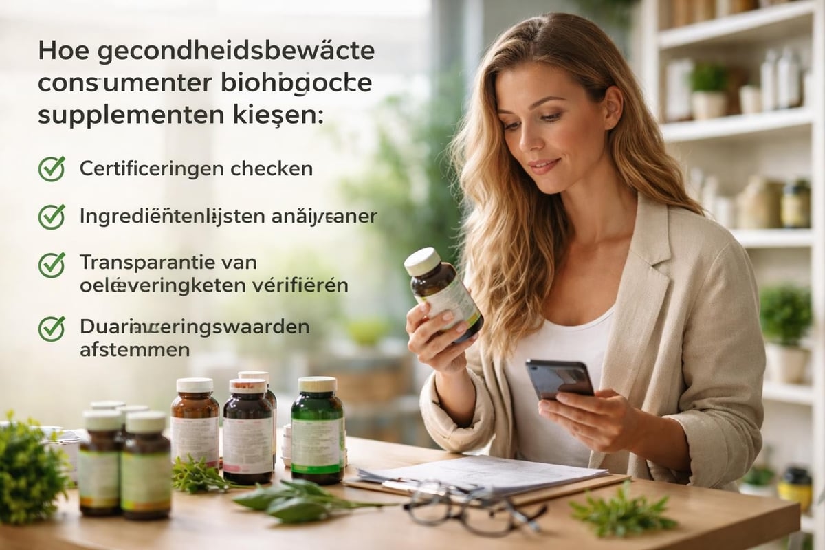 Consumentenvoorkeuren biologische supplementen