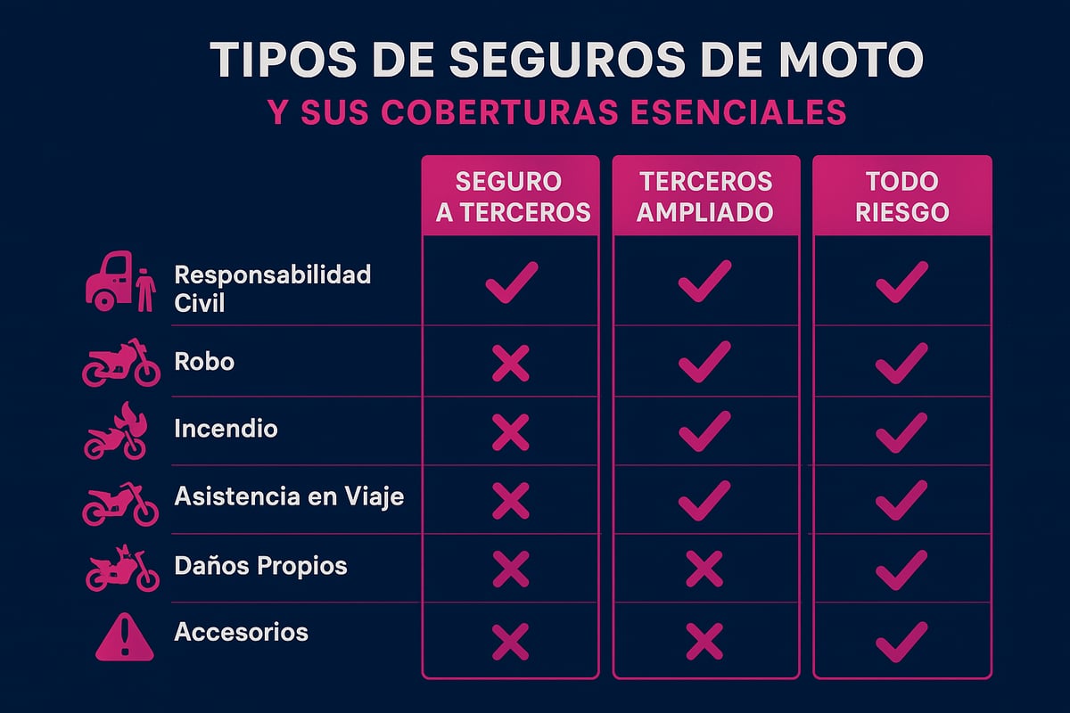 Tipos de Seguros de Moto y Coberturas Esenciales